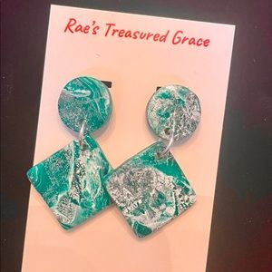 Polymer Clay Earrings Brand new